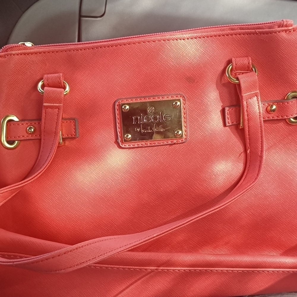 Nicole Coral Handbag